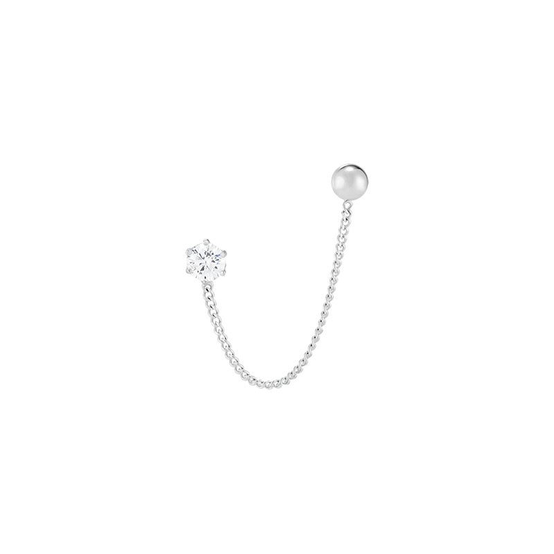 Tiny Corn Bud Chain Drop Gold Earrings | Jewelry Online Shopping | Gold  Studs & Earrings